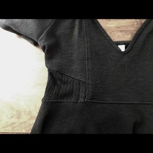 Black off the shoulder top with straps